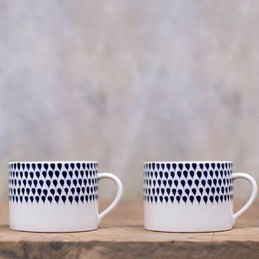 Nkuku Indigo Drop Mug Large